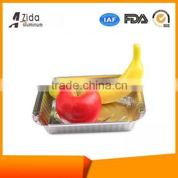 Most Popular Creative Reliable Quality Two Compartments Alu Foil Food Container photo-4