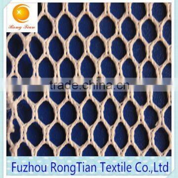 Breathable polyester tricot knitted mesh fabric for sportwear