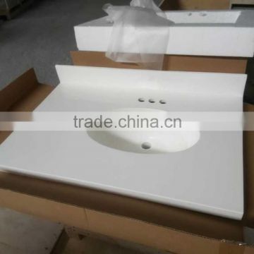 China Artificial Marble Stone Vanity Top Bathroom Vanity