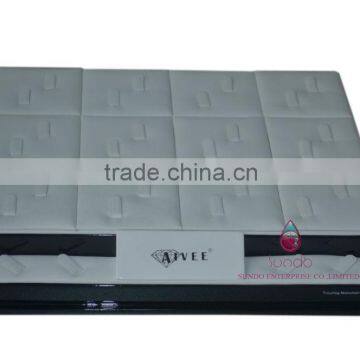 upscale black lacquered wooden ring display tray