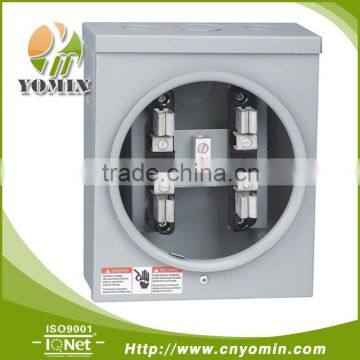 100A Single Phase Square Electric Meter Socket/Meter Base