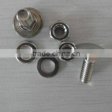 Round head steel screw DIN 603