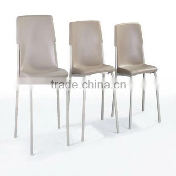 High Quality Plastic School Chair with Steel Frame