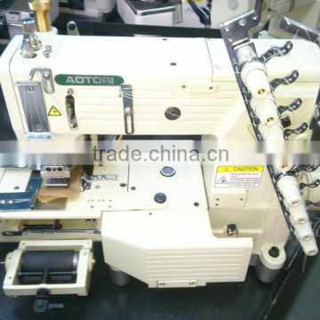 (Kansai Special Industrial Sewing Machine 4404PMD type) 4-needle double chain stitch sewing machine for attaching elastic