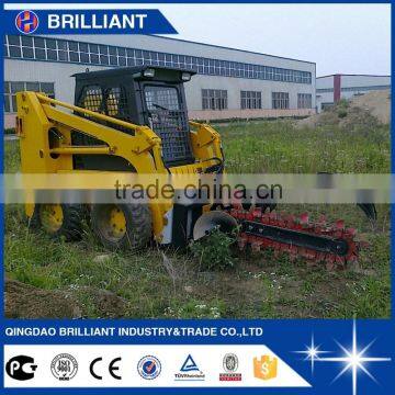 China High Performacne Track Type Mini Skid Steer Loader With Mini Trencher
