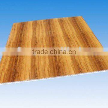 new design wooden grain pvc ceiling panel