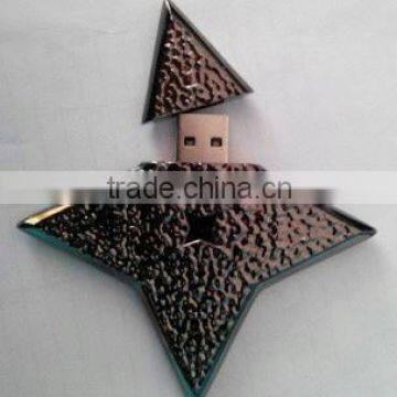 2014 new product wholesale star shape usb flash drive free samples made in china