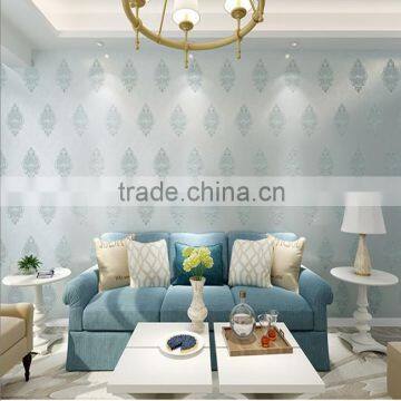 polyester non-woven embroidery wallpaper sale living room wallpaper decorative wallpaper                        
                                                Quality Choice