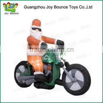 funny inflatable christmas santa decoration for advertising