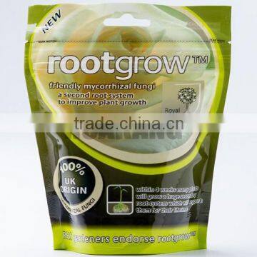 Argriculture grade mycorrhizal fungi plastic bag with butterfly hole and tear notch