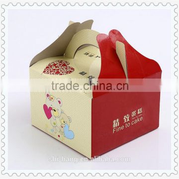 factory price custom made cmyk color printing paper box packaging for cake