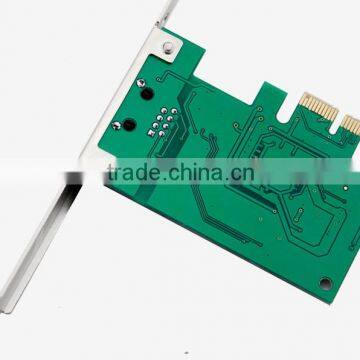 RTL8111C/E gigabit network card with 8111E chip, refined version, PCI-E slot 1000M ordinary computer home internet access, Army