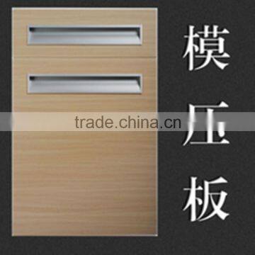 The PVC material door panel for kitchen cabinets