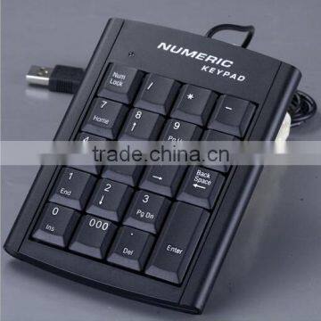 USB 19 Key Number Numeric Keypad Keyboard For Laptop/Notebook PC Computer