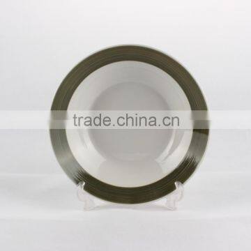 High quality ceramic plate porcelain salad plates linyi supplier