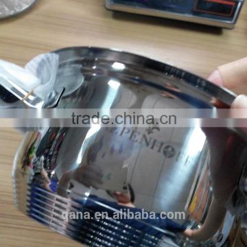 stainless steel korea ceramic cookware support fire and induction compatible pot with spiral bottom