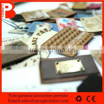 Design leather patch labels for leather bag