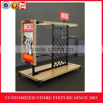 Customized design metal clothes display rack