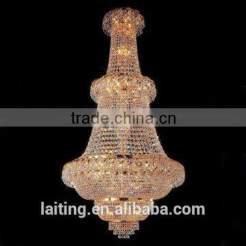 Antique Gold Empire Large Cheap Crystal Chandeliers for Centerpiece