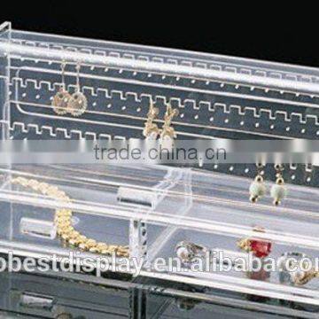 innovative clear acrylic jewelry box,acrylic jewelry organizer manufacturer