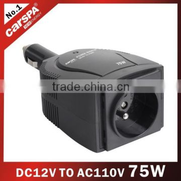 75W Isolated Power Inverter 12V to 110V Mini Car Inverter