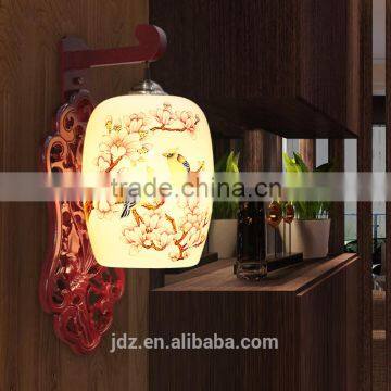 Traditional Wall Lamp For Reading Ceramic Wood Craft Beside Home Deco Hotel Beside LED E27 220v 110v photo-3