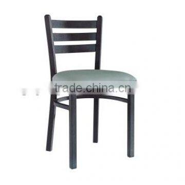 modern metal wood imitated bar chair with back
