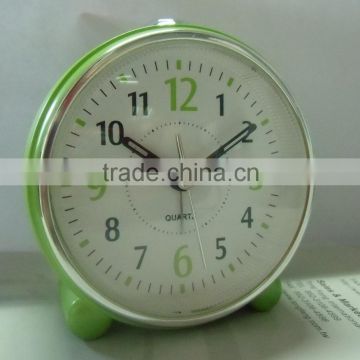 Green Sweep touch light home use Alarm clocks with feet