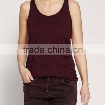 100% cotton T-back singlet ladies