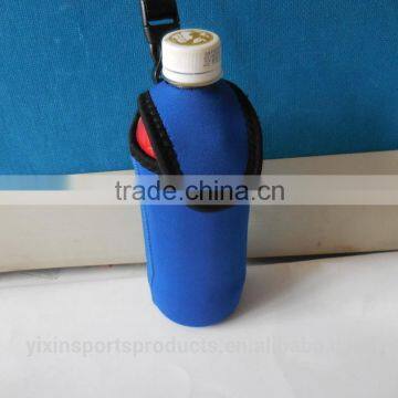 Neoprene Bottle Cooler Insulate Water Bottle Cooler Bag With Handle Strip,beer Can Cooler Holder