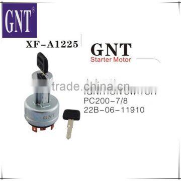 excavator ignition switch for PC200-7 PC200-8