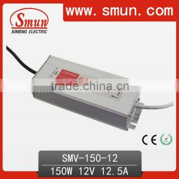 150W 12V 12.5A AC/DC Waterproof LED Driver SMV-150-12