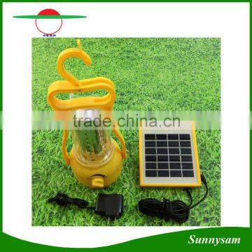 Rechargeable Solar Power LED Light Solar Lantern with Mobile Phone Charger