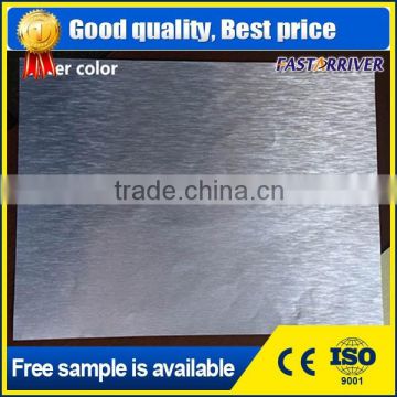 wiredrawing aluminium plate 2024 t351 coated brushed aluminum plate