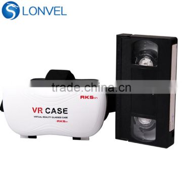 New Virtual Reality VR BOX II 2.0 Version 3D Glasses Google Cardboard VR Glasses 3D Video Movie Game For Smartphones