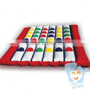 outdoor fun pvc tarpaulin inflatable twister game