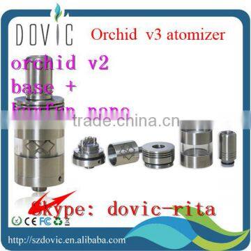 China supplier high quality e cig atomizer orchid v3 atomizer hot sale