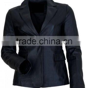 EUROPEAN FASHION LADY LEATHER JACKET