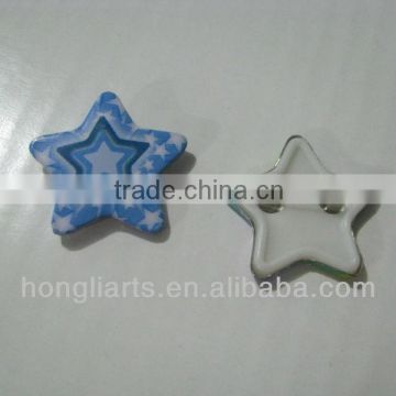 Best Selling Star Design Tinplate Badge