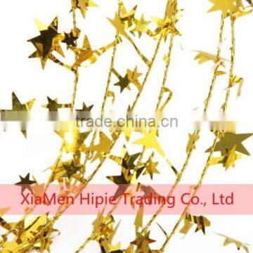 New Shiny Purple Shooting Stars Garland Party Decoration Of Wire Strand photo-2