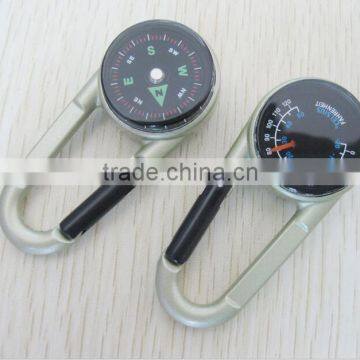 Protable Zinc Alloy Carabiner Compass/ Compass Carabiner photo-2