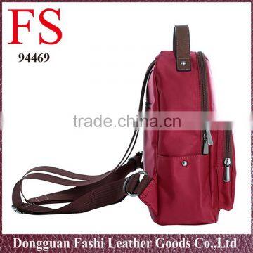 2016 Factory Exporter Wholesale Women Nylon Backpack Ladies