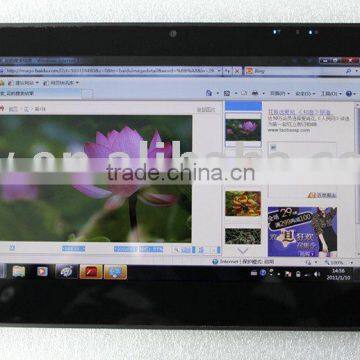 Teso Super Thin Capacitive Multi-Touch Panel X86 tablet pc L10 pro,3G, windows7 and Android dual boot tablet pc,Meego