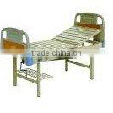 Manual single shake double fold bed