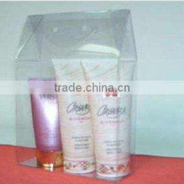 Custom pvc new clear blister packing cosmetic plastic box