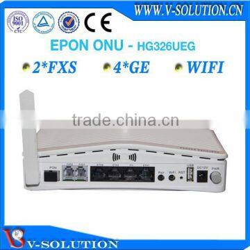 4LAN+2POTS+WiFi+USB GEPON ONU HGU Home Gateway Unit for Smart Home Solution