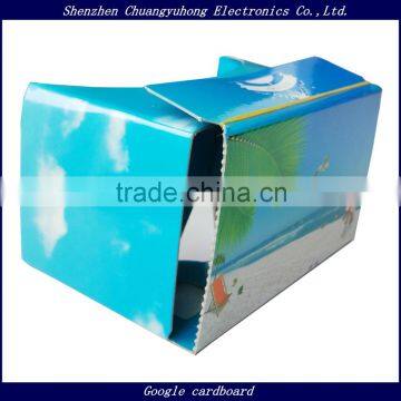 China Suppliers Christmas Gift Create Your Own Brand Paper Eclipse Glasses 3D xxxx Video Glasses Google Cardboard Vr                        
                                                                                Supplier's Choice