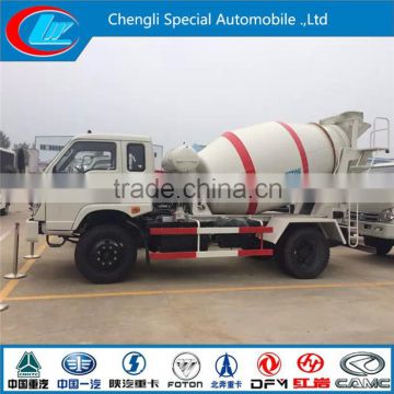 Best-selling concrete truck FOTON Forland 4x2 mini truck concrete mixer