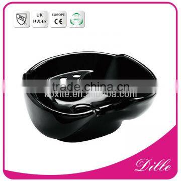 salon beauty black fiber glass European shampoo basin XC-B08