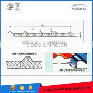 Latest Colorful advanced insulation moisture EPS polystyrene sandwich